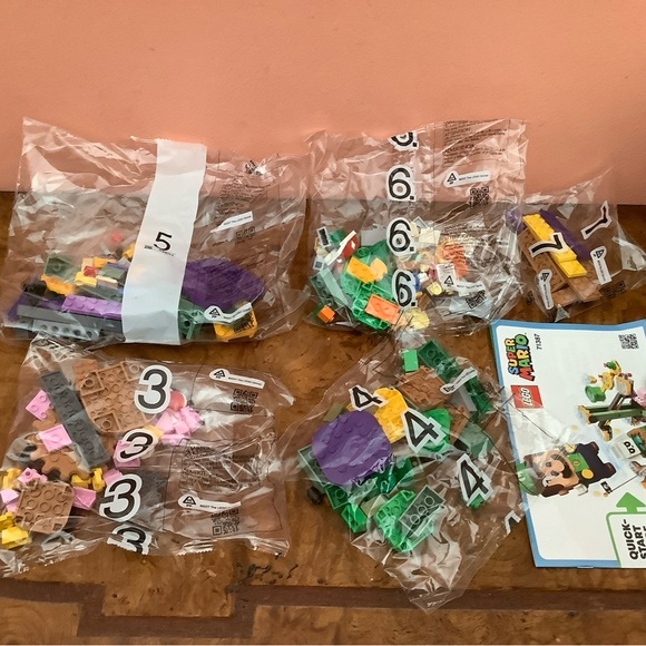 Lego Super Mario 71387 Adventures with Luigi, Missing Luigi 5 Sealed Bags 3 To 7 - Picture 7 of 15